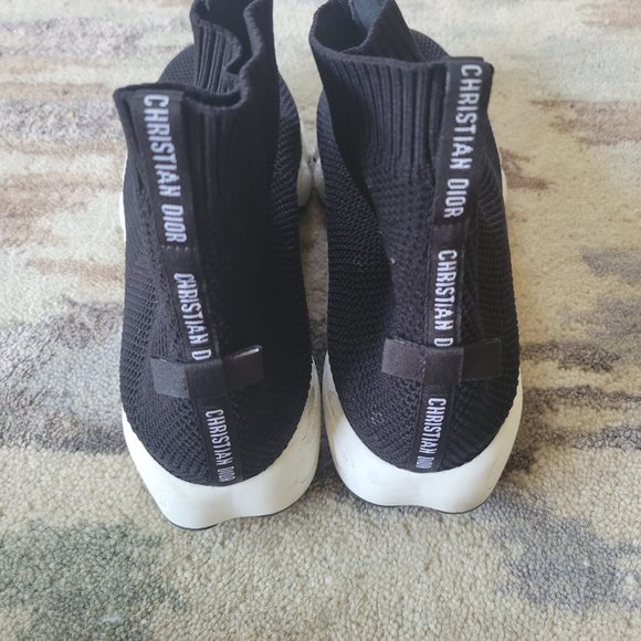 Christian dior Technical Canvas High Top Knit Sneakers - Picture 4 of 9